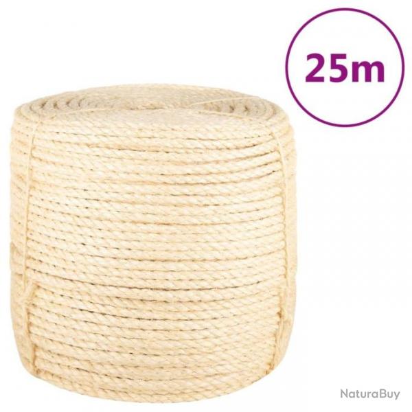 Corde 100 % sisal 8 mm 25 m