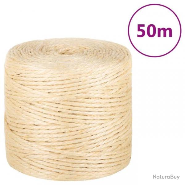 Corde 100 % en sisal 4 mm 50 m