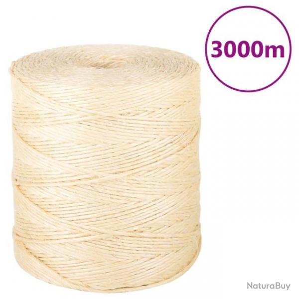 Corde 100 % sisal 2 mm 3000 m