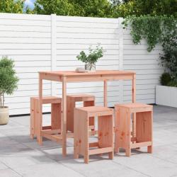 bar de jardin 5 pcs bois massif de Douglas