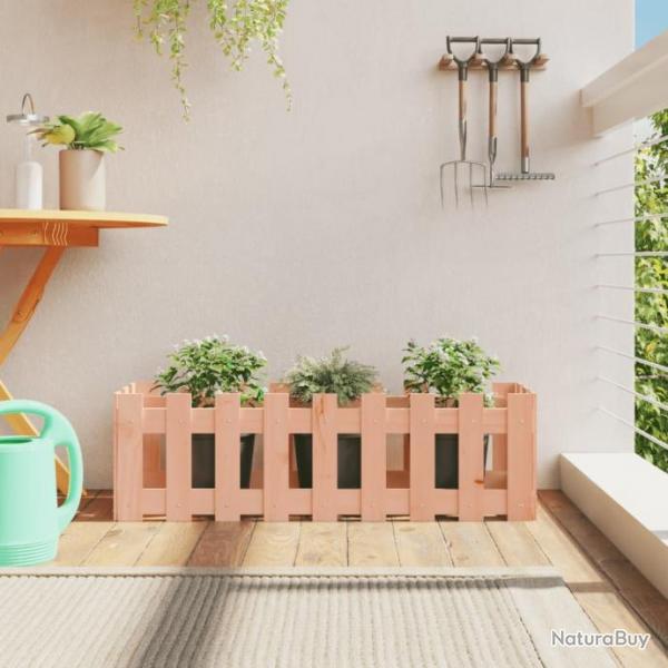 Lit surlev de jardin design de clture bois douglas massif