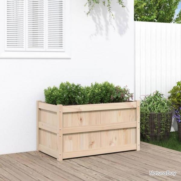 Jardinire d'extrieur 90x50x50 cm bois de pin massif