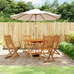 salle à manger de jardin 5 pcs bois d'acacia solide