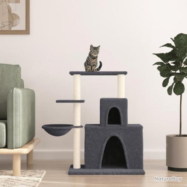 Arbre  chat avec griffoirs en sisal Gris fonc 83 cm