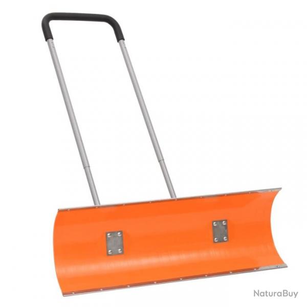 Pelle  neige avec poigne extensible orange 96cm lame en acier