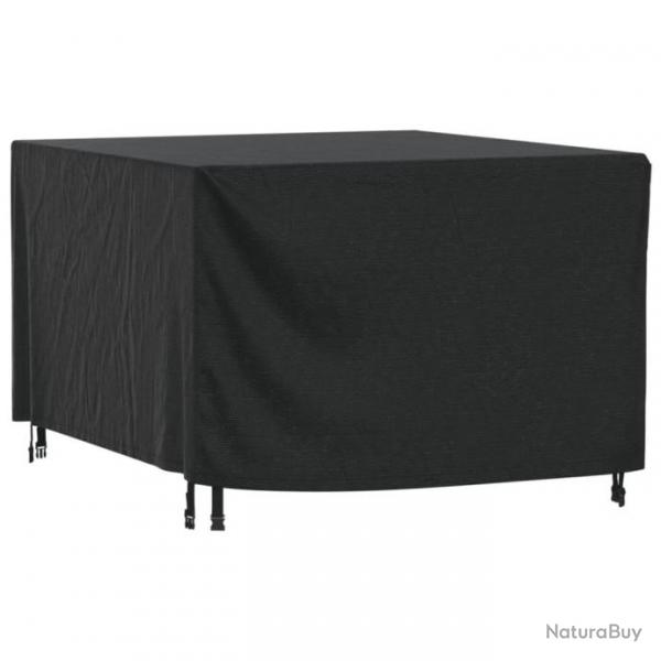 Housse de salon de jardin noir 135x135x90 cm impermable 420D