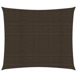 Voile d'ombrage 160 g/m² Marron 2x2,5 m PEHD