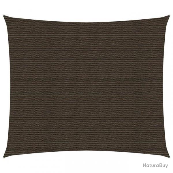 Voile d'ombrage 160 g/m Marron 2x2,5 m PEHD