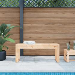 Banc de jardin 110x38x45 cm bois massif de pin