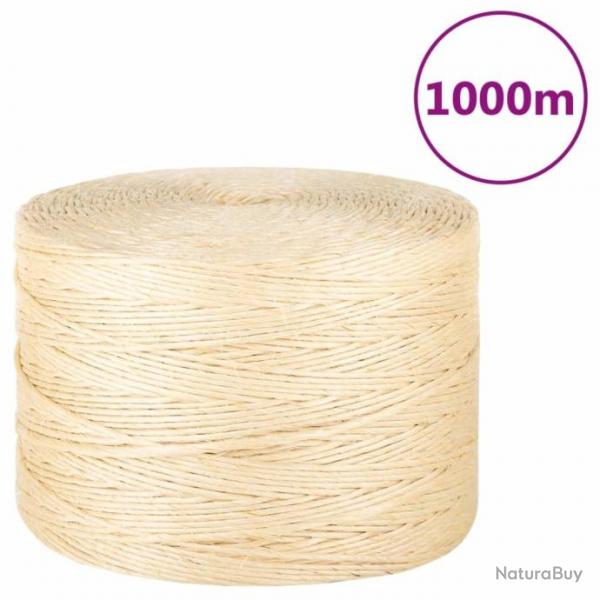 Corde 100 % sisal 3 mm 1000 m