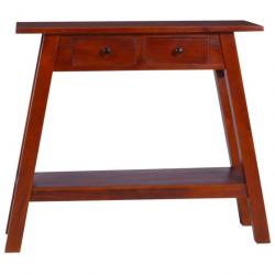 Table console Marron classique 90x30x75 cm Bois d'acajou massif