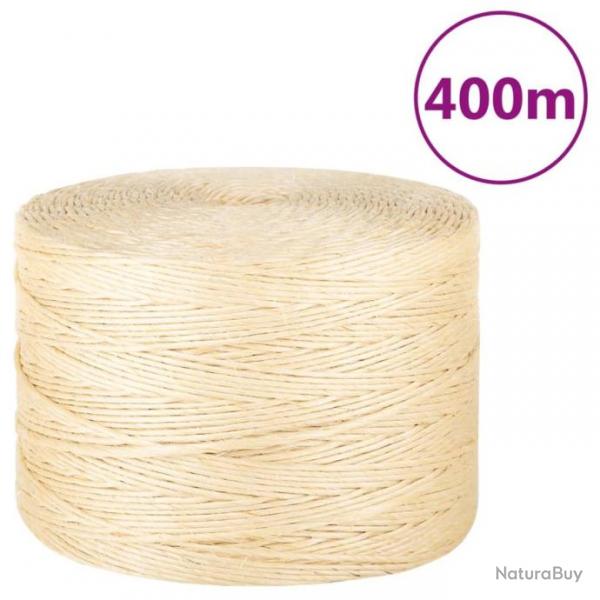 Corde 100 % sisal 3 mm 400 m