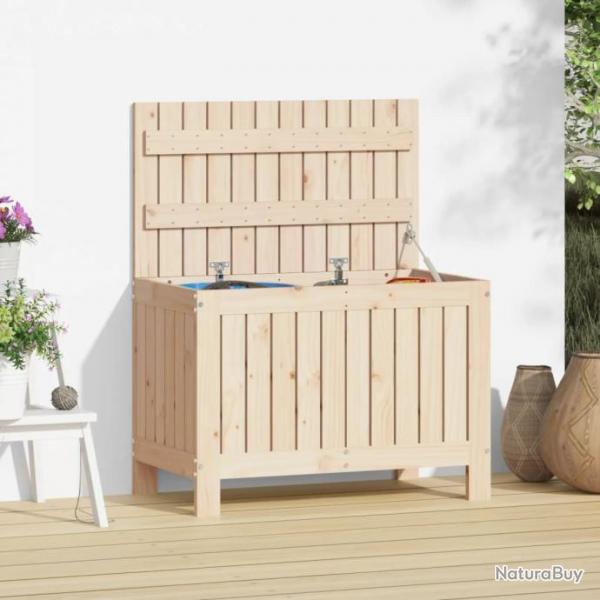 Bote de rangement de jardin 76x42,5x54 cm Bois massif de pin