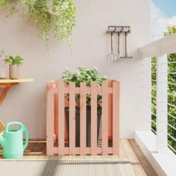 Jardinière avec design de clôture 70x70x70 cm douglas massif