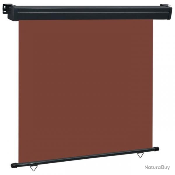 Auvent latral de balcon 170x250 cm Marron