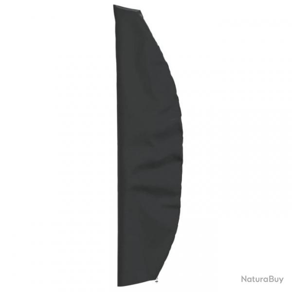 Housse de parapluie de jardin noir 280x30/81/45 cm oxford 420D