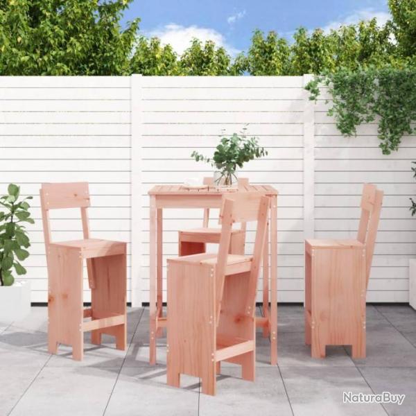 bar de jardin 5 pcs bois massif de Douglas