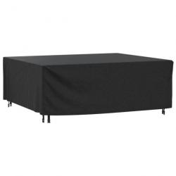 Housse de salon de jardin noir 200x160x70 cm imperméable 420D