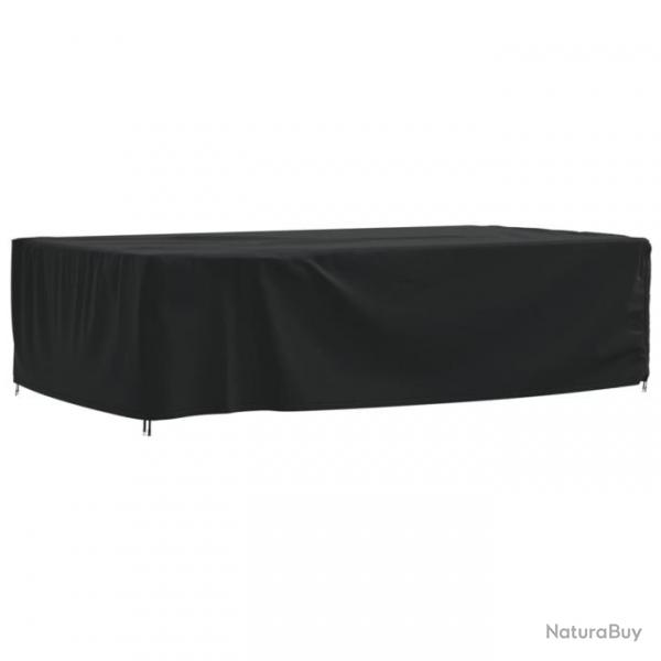 Housse de salon de jardin noir 315x180x74 cm oxford 420D