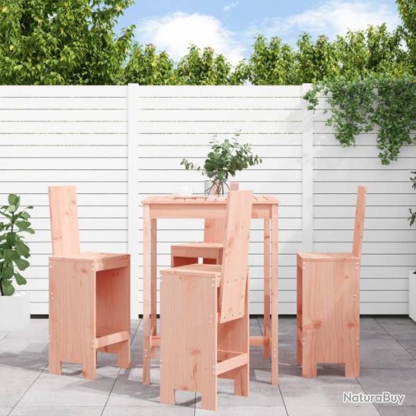 bar de jardin 5 pcs bois massif de Douglas