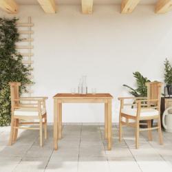 Ensemble à dîner de jardin 3 pcs Bois de teck massif