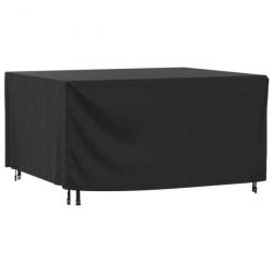 Housse de salon de jardin noir 180x140x90 cm imperméable 420D