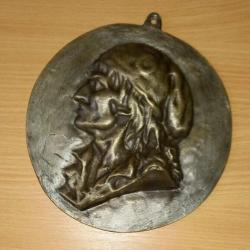 Jean-Paul Marat Médaillon en bronze 20 cm TBE