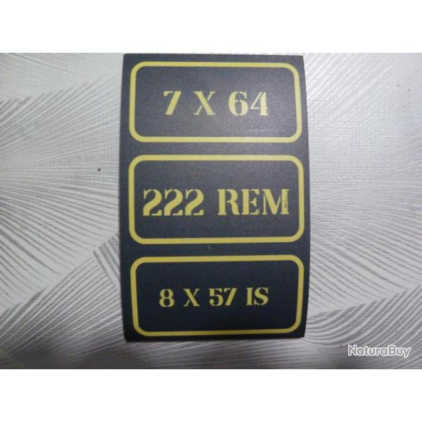 magnet pour caisse a munition - signaltique- 222 rem