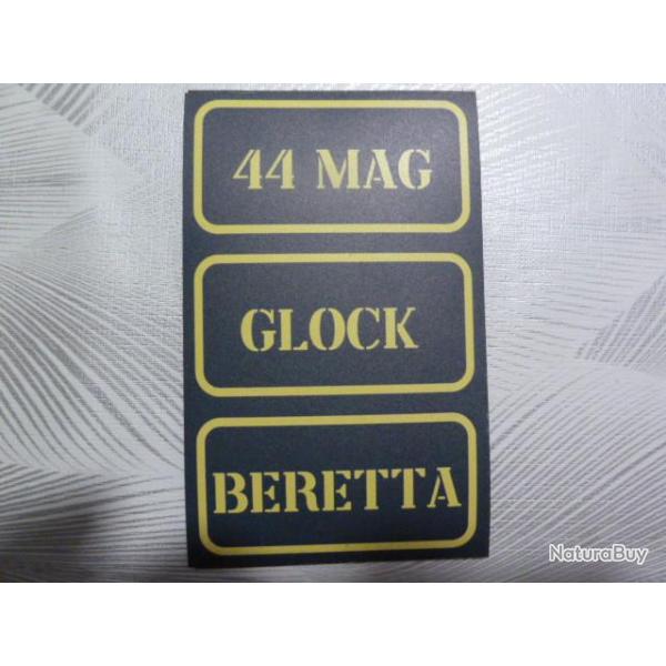 magnet pour caisse a munition - signaltique- 44 Mag