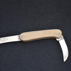 Couteau de poche  / Canif  Brut bois   chasse prototype élaboré a Thiers china garanti 222   (1)