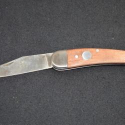 Couteau de poche  / Canif  bois chasse prototype élaboré a Thiers china garanti 222   (1)