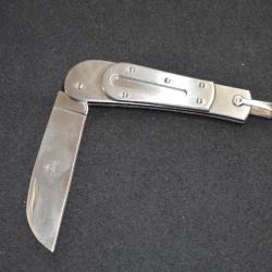 Couteau de poche  / Canif  kanif style  chasse prototype élaboré a Thiers china garanti 222   (1)