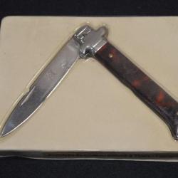 Couteau de poche  en boite  / Canif  kanif ancien prototype élaboré Thiers china garanti 222   (1)