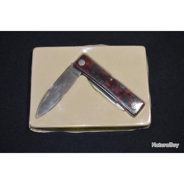 Couteau de poche en boite  / Canif /  kanif fleur prototype labor Thiers china garanti 222   (1)