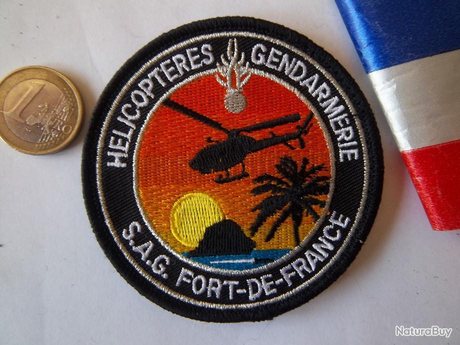 écusson militaire obsolète collection Fort de France Martinique