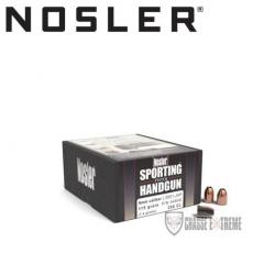 250 Ogives NOSLER Cal 9mm 115gr JHP