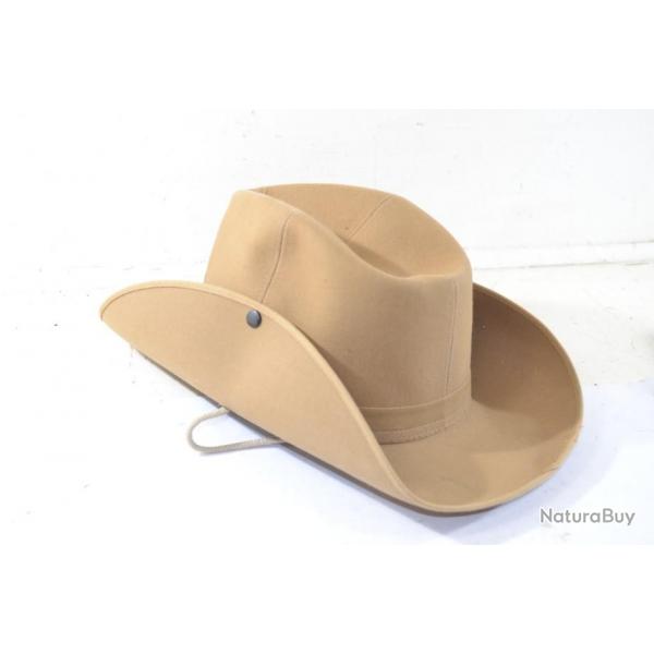 Chapeau de brousse civil / Achat priv Indochine / Algrie. 1950 - 1960. Crambes Made in France