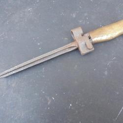 Couteau de Nettoyeur de Tranchées baionette modifiée WW1
