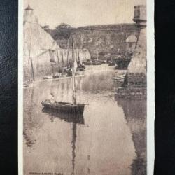 carte postale ancienne bois