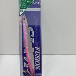 !! DUO PRESS BAIT FUSION SLIM 110 METAL SOLID PINK BACK 36G !!