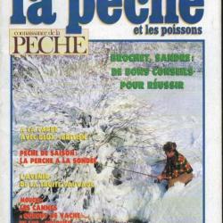 la pêche et les poissons  548 janvier 1991, sandre américains, le chevesne, cannes à mouche, perche