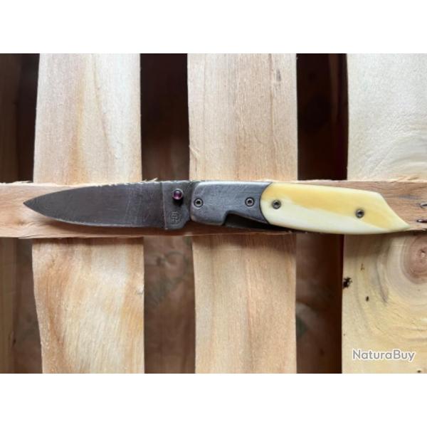Couteau par Gary Headrick - Trs beau et unique petit couteau excut de main de matre