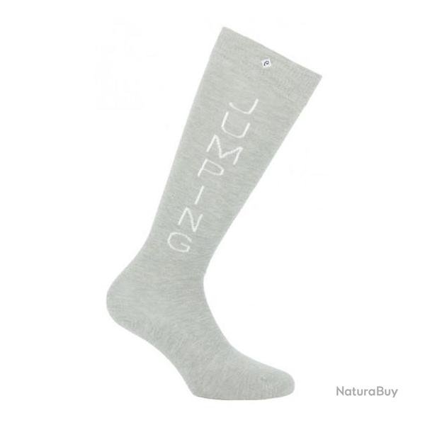 Chaussettes "JUMPING" Equithme Gris 39-41