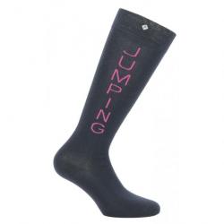 Chaussettes "JUMPING" Equithème Marine 31-34