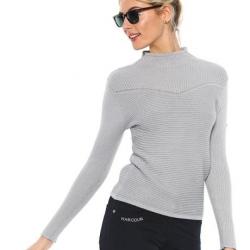 Shining Pull Femme Winter Harcour Gris