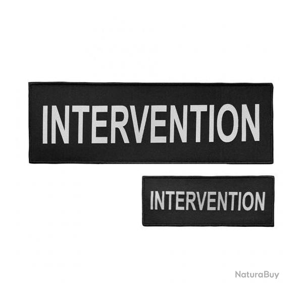 Lot de dossard et poche poitrine INTERVENTION