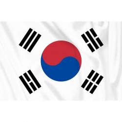 Drapeau Coree du Sud 1m x 1m50