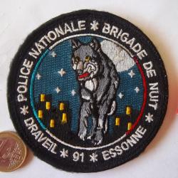 écusson obsolète collection brigade nuit Draveil Essonne