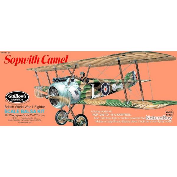 AVION SOPWITH CAMEL Model Kit Guillow's