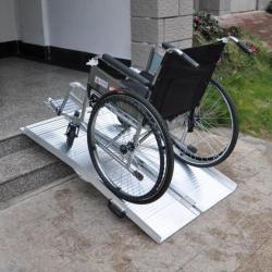 Rampe pour fauteuil roulant 2x Pliable Alumium 305 cm 270kg Véhicule rampe30246